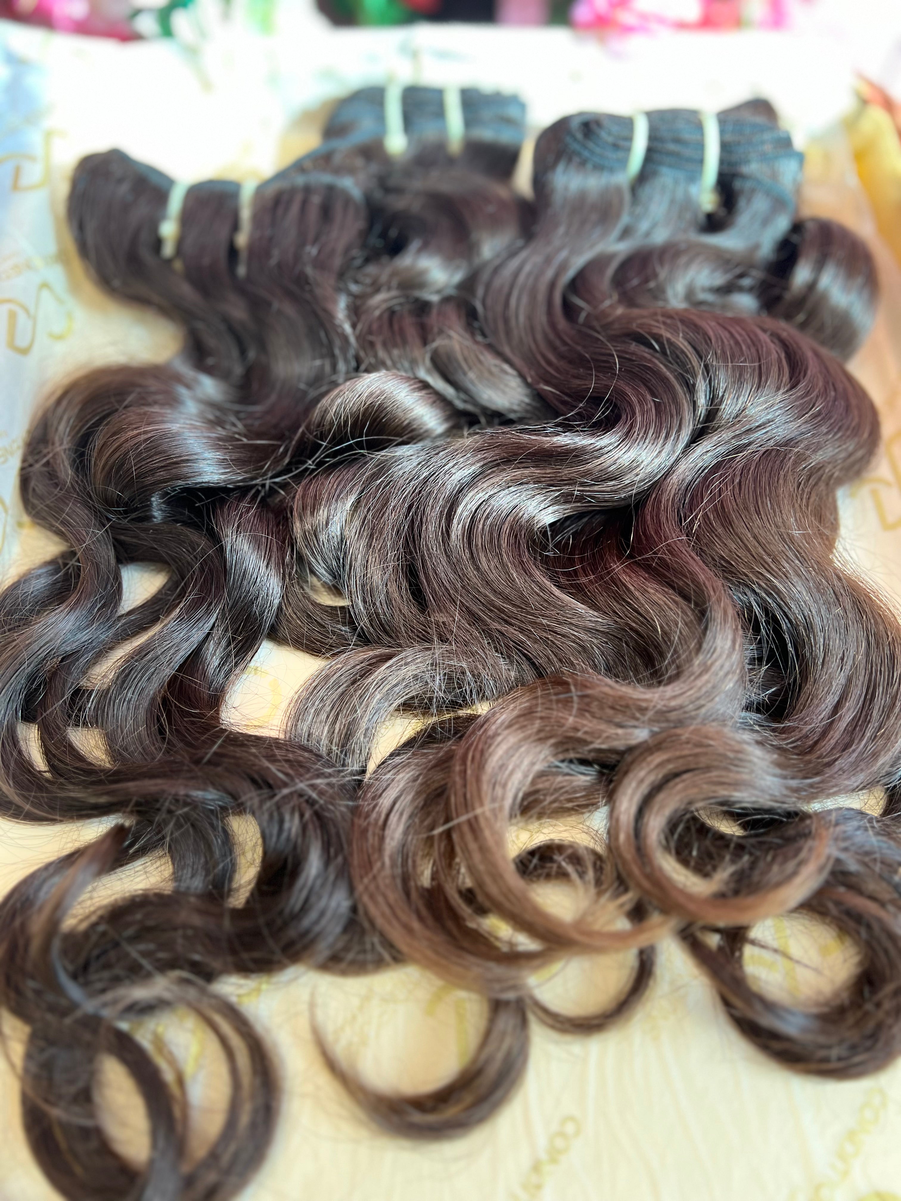 Raw Indian Temple Natural Wavy