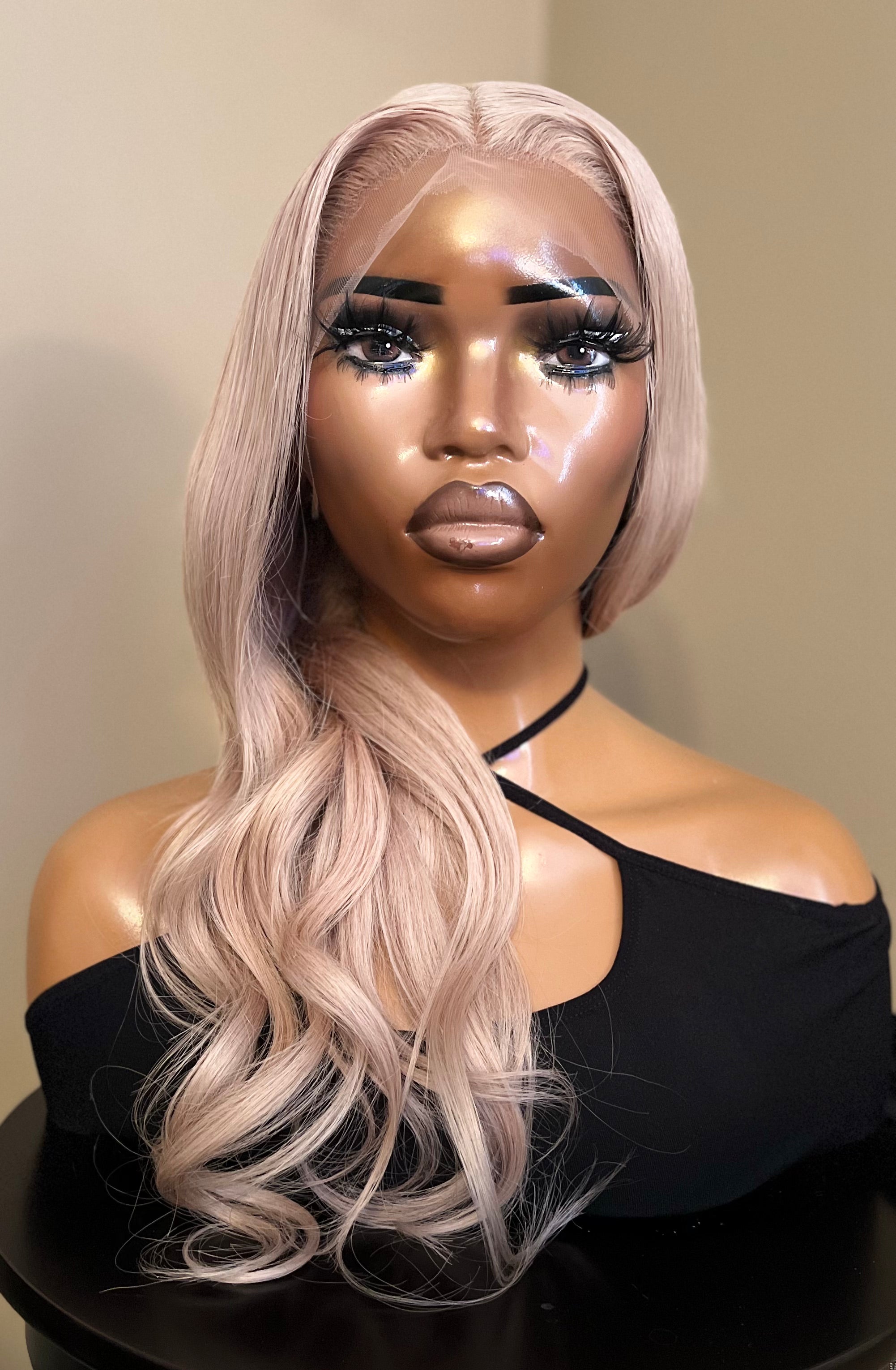 Ash Blonde Goddess Frontal Wig 24-26"