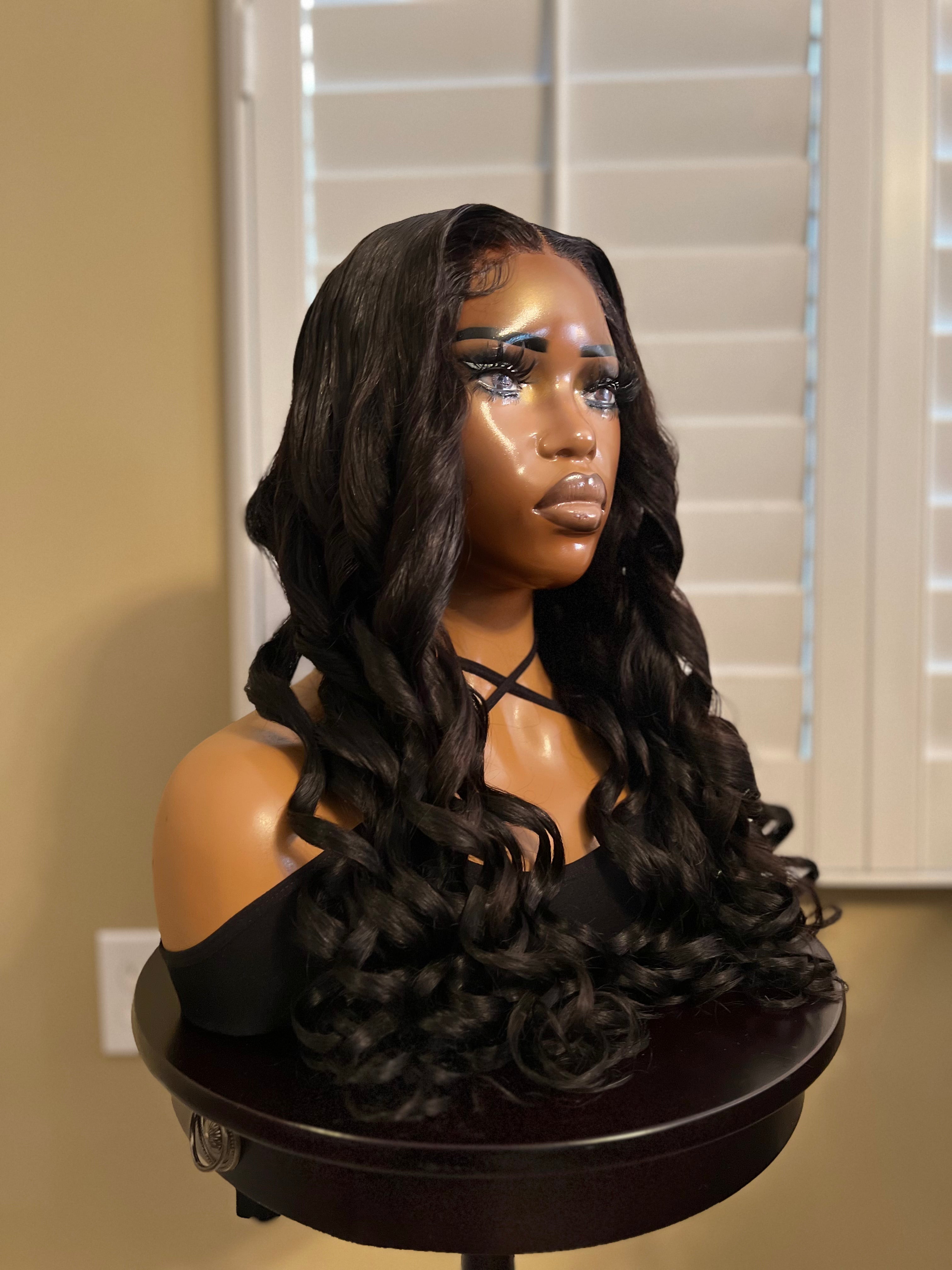 28' Raw Vietnamese Natural Wave 5x5 lace Ready to Wear Wig