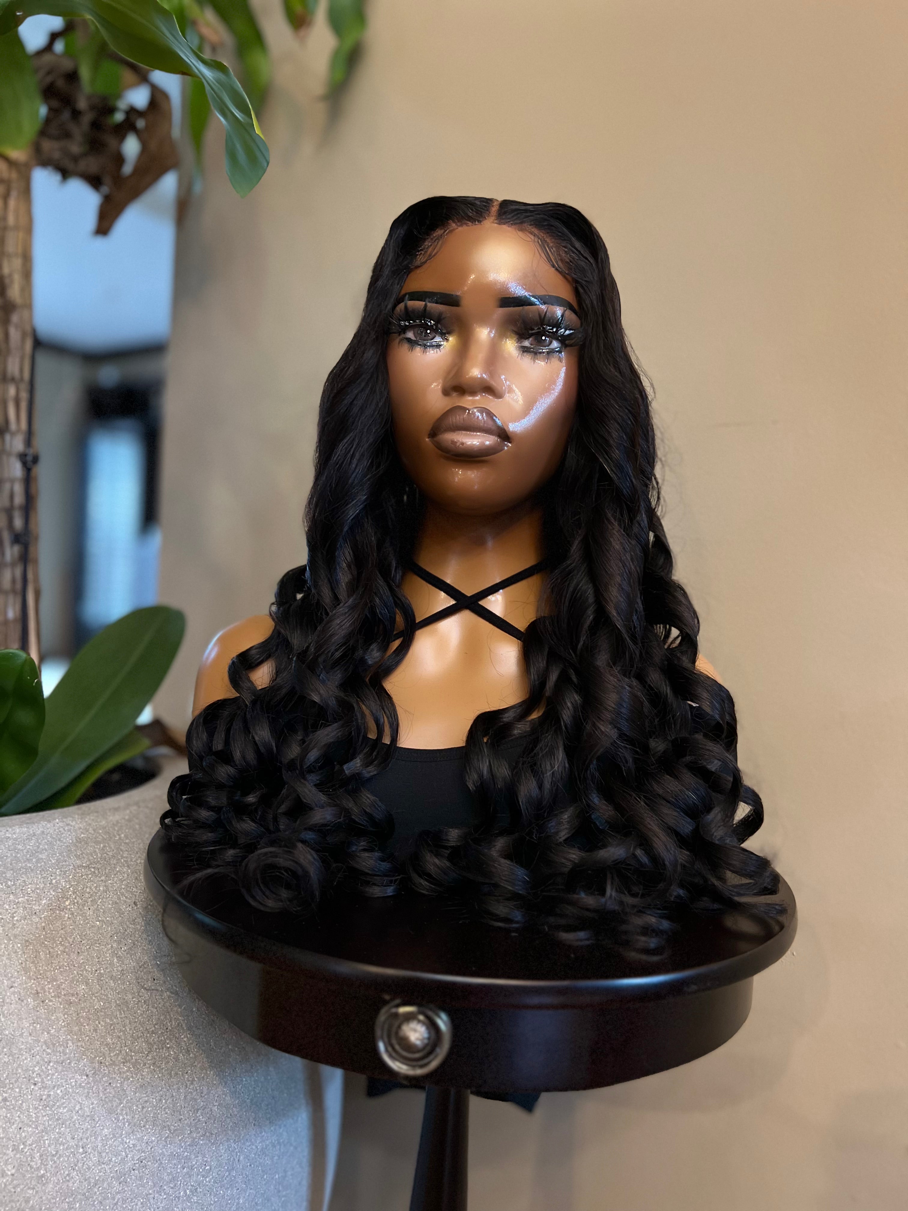 28' Raw Vietnamese Natural Wave 5x5 lace Ready to Wear Wig