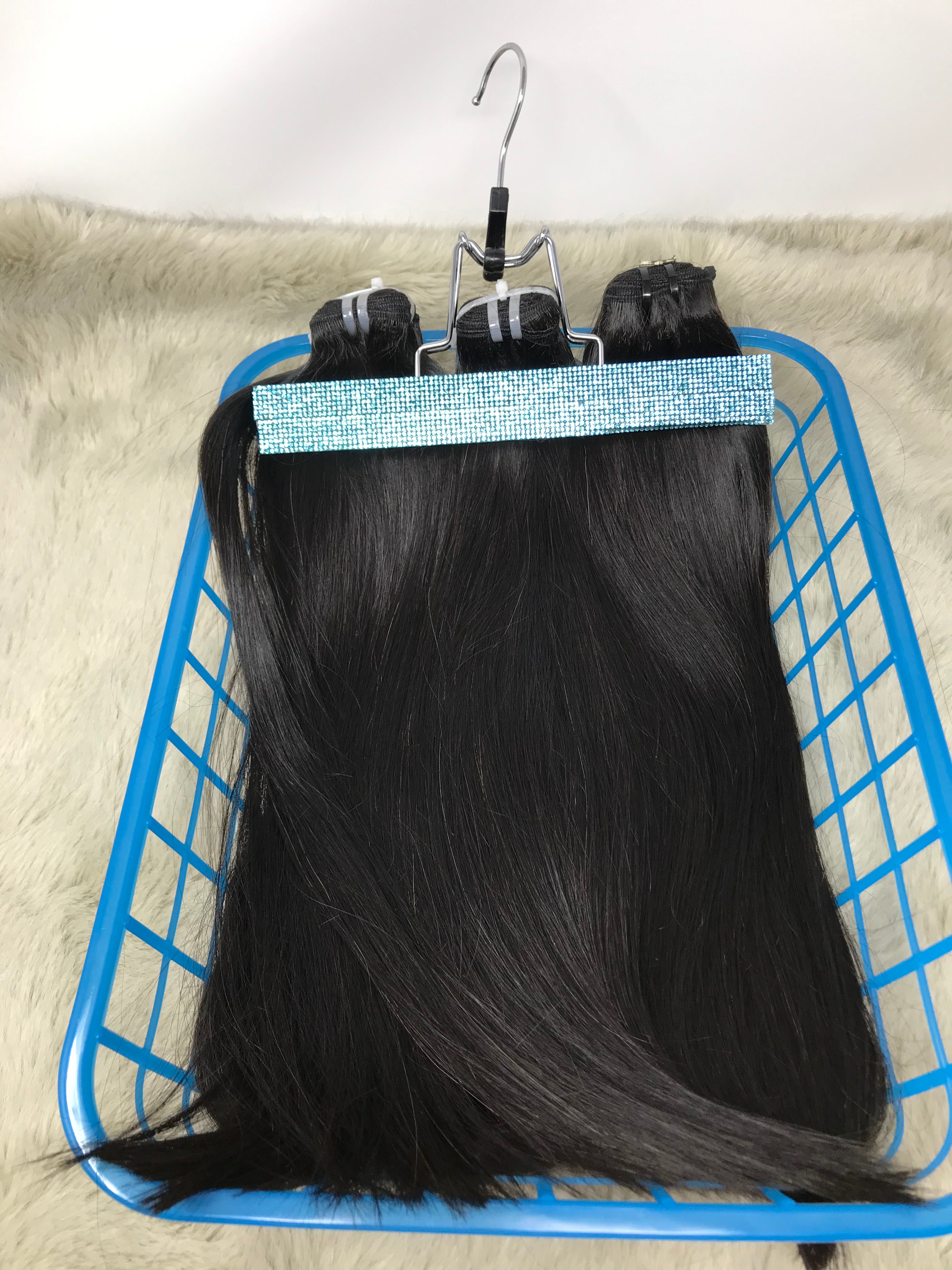 Raw Bone Straight Indian Temple Bundles Double Drawn (Prices are per bundle)