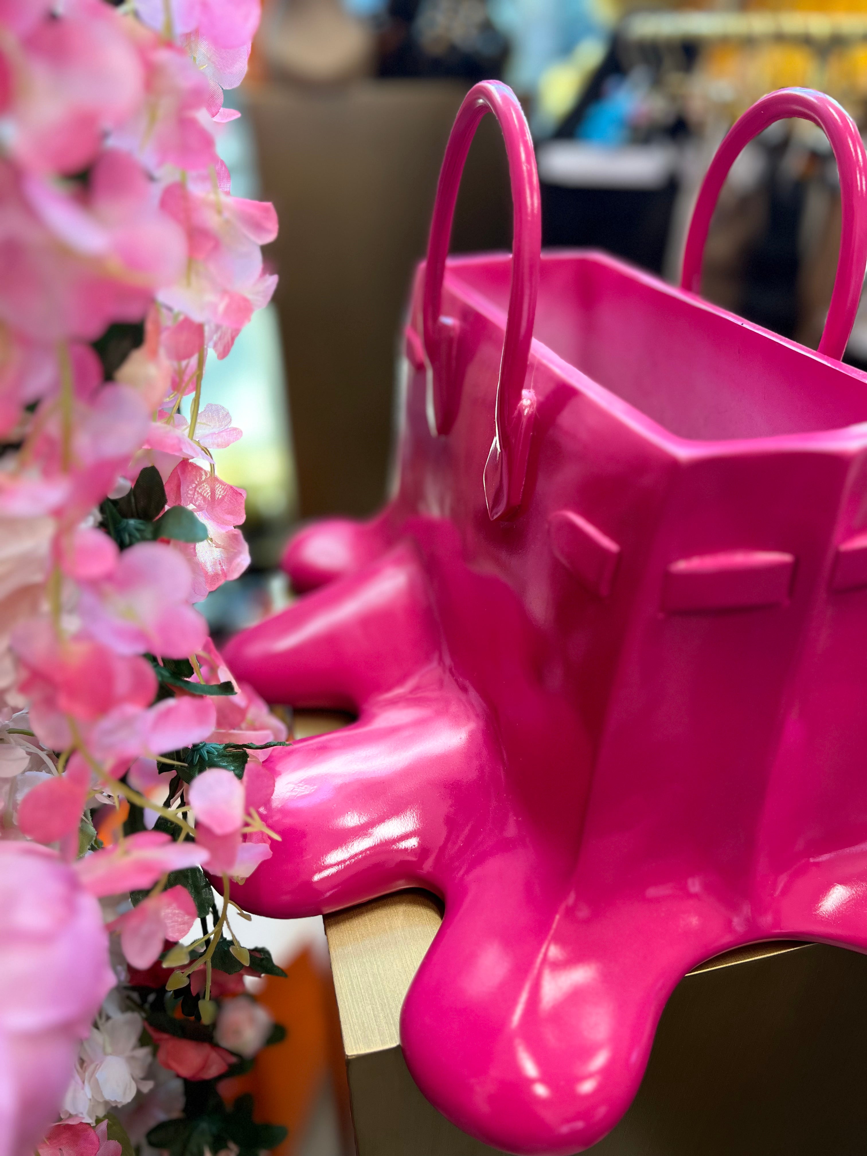 DECO ART PURSE VASE (DESIGNER INSPIRED)