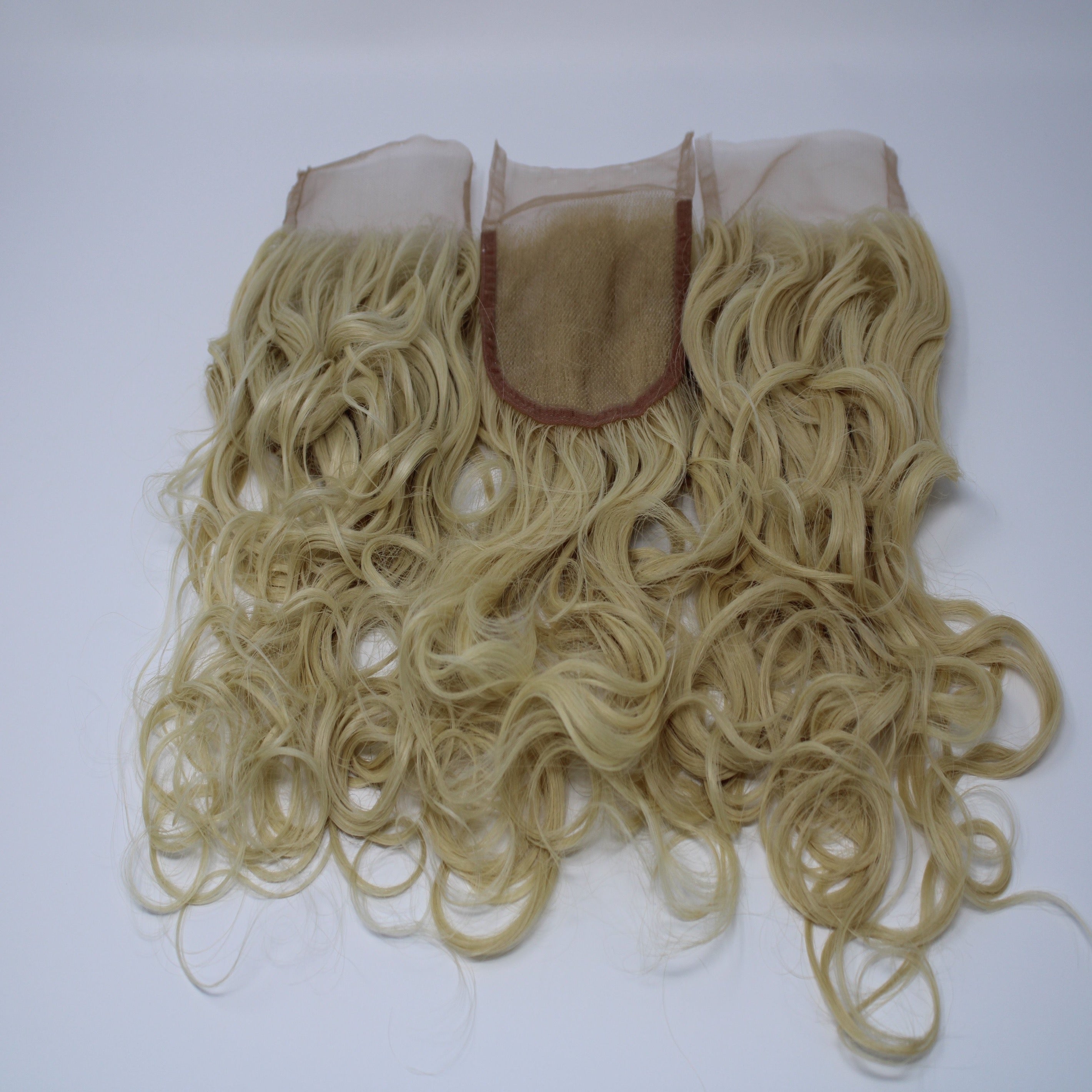 Raw Russian Blonde Wavy Closures 4x4